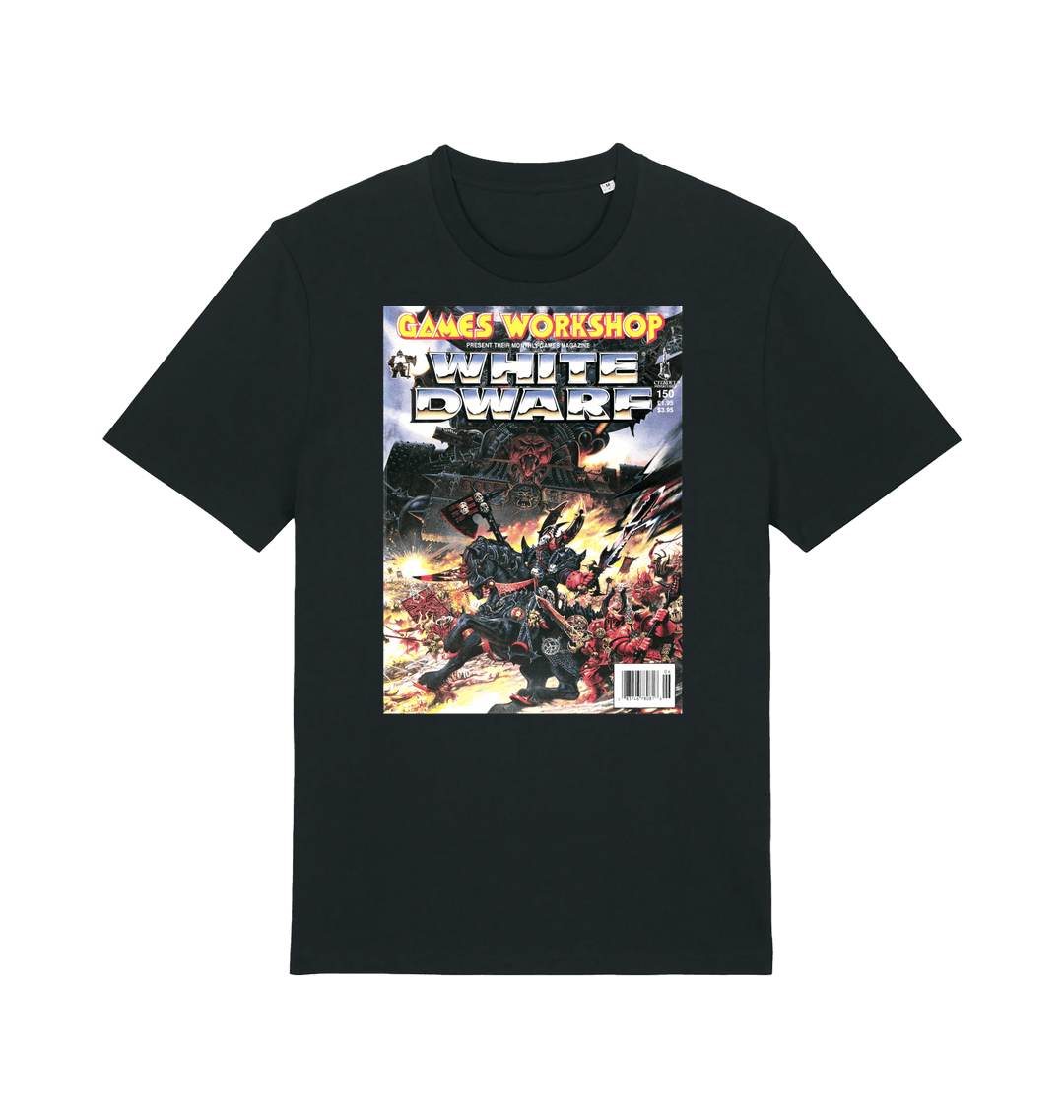 Black Printed T-shirt Front